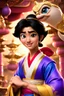 Placeholder: disney japanese aladdin with asian eyes, small eyes, japanese asian