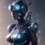 Placeholder: portrait,beautiful robot, post-apocalyptic in a cyberpunk city, realistic, intriacte detail, sci-fi fantasy style, volumetric lighting, particales,highly detailed,cinamatic, deep colours,8k