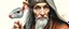 Placeholder: rat gandalf as woman , airbrush and pen outline