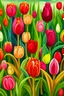 Placeholder: garden of tulips