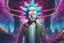 Placeholder: Rick in 8k realistic anime artstyle, neon effect, Rick and morty them, close picture, rain, fantasy world, intricate details, highly detailed, high details, detailed portrait, masterpiece,ultra detailed, ultra quality