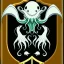 Placeholder: Orca and Cthulhu on a coat of arms