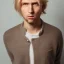 Placeholder: Detailled man with dark brown eyes and blond hair