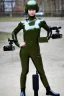 Placeholder: Russian military girls. Army green surfaces body, latex. skin is golden hard plastic material. Cyber-punk. Metallic headphones and speakers on ears, Old-fashioned cameras integrated to heads. Round-Crash-test-dummy-face. Perfect body, thick thighs and calves. simple face. Wide hip, skirt bleats nicely. Asa Akira. Partly symmetrical. Straitjacket. Rusty and decayed background. Steam-plunge air-bottles. Euclidean 3D-tiling walls. 5th dimensional surface structures. Oppressive atmosphere