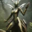 Placeholder: warframe, Rhino, rusty metal, feathers, Dryad, fae, sidhe, ominous, nature, plants, wildflower, facepaint, dnd character portrait, intricate, oil on canvas, masterpiece, expert, insanely detailed, 4k resolution, retroanime style, cute big circular reflective eyes, cinematic smooth, intricate detail , soft smooth lighting, soft pastel colors, painted Renaissance style