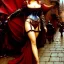 Placeholder: fullbody portrait 'beautiful busty medieval woman on street in medieval city',corset,painting by gaston bussiere, greg rutkowski, yoji shinkawa, yoshitaka amano, tsutomu nihei, donato giancola, tim hildebrandt, oil on canvas, cinematic composition, extreme detail,((fit full head inside picture)),32k