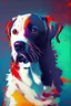 Placeholder: a dog by painter