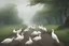 Placeholder: They saw no one on the red and misty road that ran along the coast did not see But as soon as they reached the row of alder trees around their house, Ani saw a girl He fell, leading a flock of white geese along the green and velvety hill to the right.