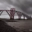 Placeholder:  Forth Railway Bridge in stormy weather