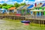 Placeholder: A new orleans style port city on a river delta