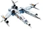 Placeholder: Fighter jet airplane with X wings
