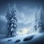 Placeholder: mountain snow night