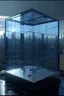 Placeholder: a city covered by a glass shield over the top, realistic, detailed, high quality, 4k