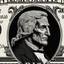 Placeholder: hedcut wsjstyle engraved light lined based on united states federal reserve note dollar bill with the grim reaper the president photorealistic