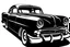 Placeholder: classic cars clipart style simple stencil