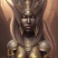 Placeholder: sango fantasy, fantasy magic, intricate, sharp focus, illustration, highly detailed, digital painting, concept art, matte, masterpiece head sexy African beauty black afro hair space lady silver tiger head Egyptian princess pyramid