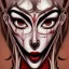 Placeholder: Junji Ito style, darkred tones,