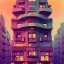 Placeholder: interwarmodernism architecture+artdeco german+San Francisco+detailed facades+Book illustration by Gediminas Pranckevičius, Jean Baptiste Monge, Brian Kesinger, Anton fadeev, strong lines, high contrast vibrant colors, highly detailed, 16k resolution, trending on behance""