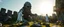 Placeholder: white scientists studying huge stone garden troll in pain in the sun