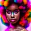 Placeholder: full body shot, masterpiece, best quality, family of three, dark skinned, sparkling eyes, fluorescent skin, colorful makeup, afro, highly detailed body, scifi, sun light, 4K, RAW, depth of field, high contrast, realistic details, 24mm