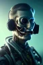 Placeholder: A portrait post-apocalypse cyborg BILL GATES in a cyberpunk city, sci-fi fantasy style, 8k, volumetric lighting, particales,highly detailed,cinematic, deep scars on face,deep colours.