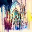 Placeholder: watercolour technical renaissance cathedral