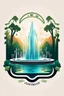 Placeholder: square logo, Symphony of fountains, landscape design of the park in the style of music and musicals