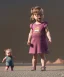 Placeholder: Penny Hofstadter toddler, full body, dramatic lighting, angry, hyper realistic, 1:1