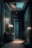 Placeholder: ein innenraum, inspiriert von den backrooms, der endlos scheint