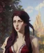 Placeholder: realist impressionist portrait of "The Curious Female" by Ross Tran rework. Masterpiece, best quality, painted impressionist brush strokes. paint drips and drabs and splatters by and by art nouveau and richard schmid . Paint spatters, drips, drabs, dynamic, artstation, artgerm