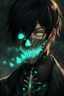 Placeholder: fantasy art, man, half-elf, young, noble, half mask, pale skin color