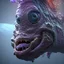 Placeholder: fluid ink angler fish creature, unreal engine 5, 8k resolution, photorealistic, ultra detailed