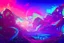 Placeholder: a psychedelic heaven, vibrant color scheme, highly detailed, sharp, romanticism, cinematic, concept art, 4k, 8k, trending on art station, purple and blue tones