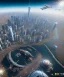 Placeholder: Space city|mdjrny-v4 style| wide angle| intricate detailed| to scale| hyperrealistic| cinematic lighting