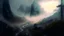 Placeholder: trail through the misty mountains