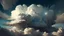 Placeholder: big clouds