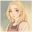 Placeholder: pretty girl, aged 14, blonde, conventionally attractive, dreamy