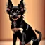 Placeholder: long hair black chihuaha