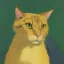 Placeholder: Portrait of a cat by Van Gogh