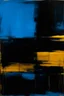 Placeholder: Abstract painting by mark rothko azure black and blue and gold