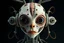 Placeholder: A digital photograph of a android non-humanoid 8 eyes, layered, 64k, anatomically correct, 3d, organic surrealism, photorealistic, steampunk, biopunk, cyberpunk, retrofuturism, bilateral symmetry