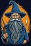 Placeholder: Wizard with majestic beard and pointy hat doing wizard stuff