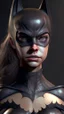 Placeholder: batman become beautiful girl , ultra realistic, 4k, ultra detail, full body