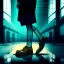 Placeholder: an walking empty glas with legs and shoes, in a factory, nobody cares about the empty glas, that is why he is so sad :(