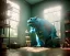 Placeholder: room scene with a big moppet monster, realistic photo, concept art, minimal style, smooth, unreal engine 5, god lights, ray tracing, RTX, lumen lighting, ultra detail, volumetric lighting, 3d.