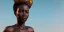 Placeholder: close up african beautiful lady proud