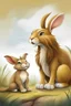 Placeholder: A children's story about the lion and the rabbit