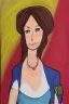 Placeholder: Portrait lady, full body shot, full-color medium shot RebelAcademia