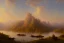 Placeholder:  8k, detalied, hudson river school, mountains, river, atmospheric perspective, victorian house