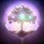 Placeholder: hedjuk,Tree of Life, crystal city crystalline in the sky, renderin, room, cosmic, opalescent, 100mm, opalescent, gemstones, crystals, object, other worldly,water, cristal rock ,bright, ice backg